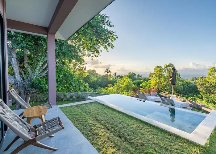 Casa Om, Peaceful 2br Villa, Private Pool, Garden, Sea View نوسا بينيدا